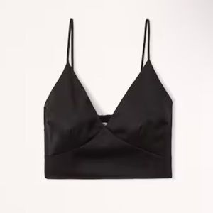 Abercrombie Satin Cami Cropped Tank